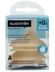 TETINA SILICONA ANTICOLICO FLUJO L SUAVINEX 0 MESES