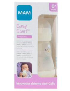 BIBERON ANTICOLICO MAM ANTICOLIC EASY START +0 MESES 1 UNIDA BLANCO