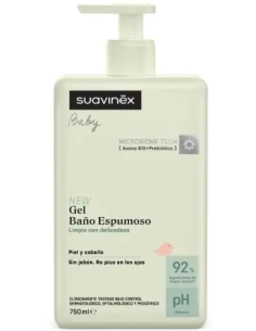 SUAVINEX PEDIATRIC GEL CHAMPU ESPUMOSO  1 ENVASE 750 ML