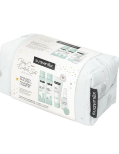 NECESER DE VIAJE BABY CARE ESSENTIAL  SET AZUL SUAVINEX