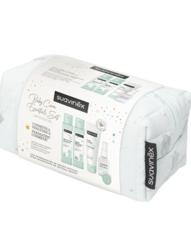NECESER DE VIAJE BABY CARE ESSENTIAL  SET AZUL SUAVINEX
