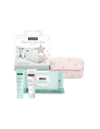 SUAVINEX BABY CARE WIPES CANASTILLA  PACK PINK