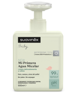 BABY AGUA MICELAR LIMP 500ML SUAVINEX