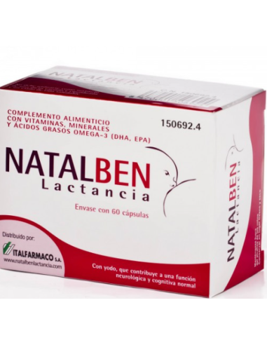 NATALBEN LACTANCIA 60 CAPS