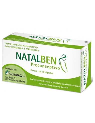 NATALBEN PRECONCEPTIVO 30 CAPS