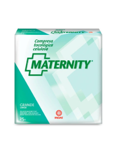COMPRESAS POSTPARTO MATERNITY 25 UNIDADES GRANDE