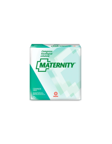COMPRESAS POSTPARTO MATERNITY 25 UNIDADES GRANDE