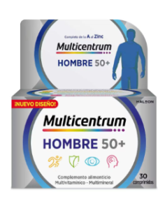 MULTICENTRUM HOMBRE 50+  30 COMP