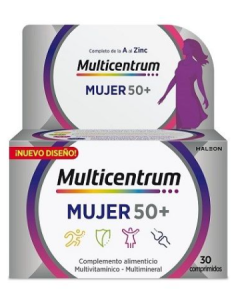 MULTICENTRUM MUJER 50+  30 COMPRIMIDOS